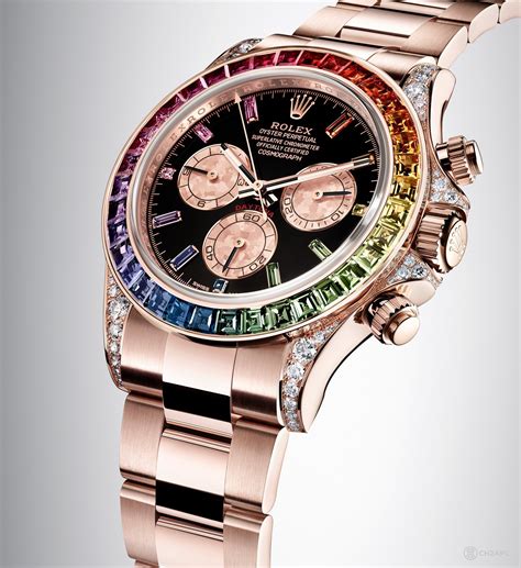 rolex daytona rainbow weißgold|Rolex 116595 rainbow price.